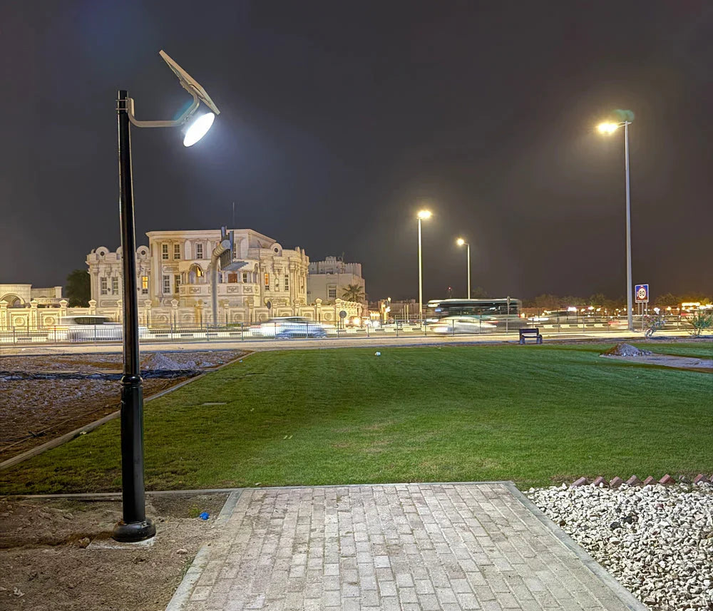 Qatar's First All Power Solar Street Light in Al Wakra Family Park Unveiled