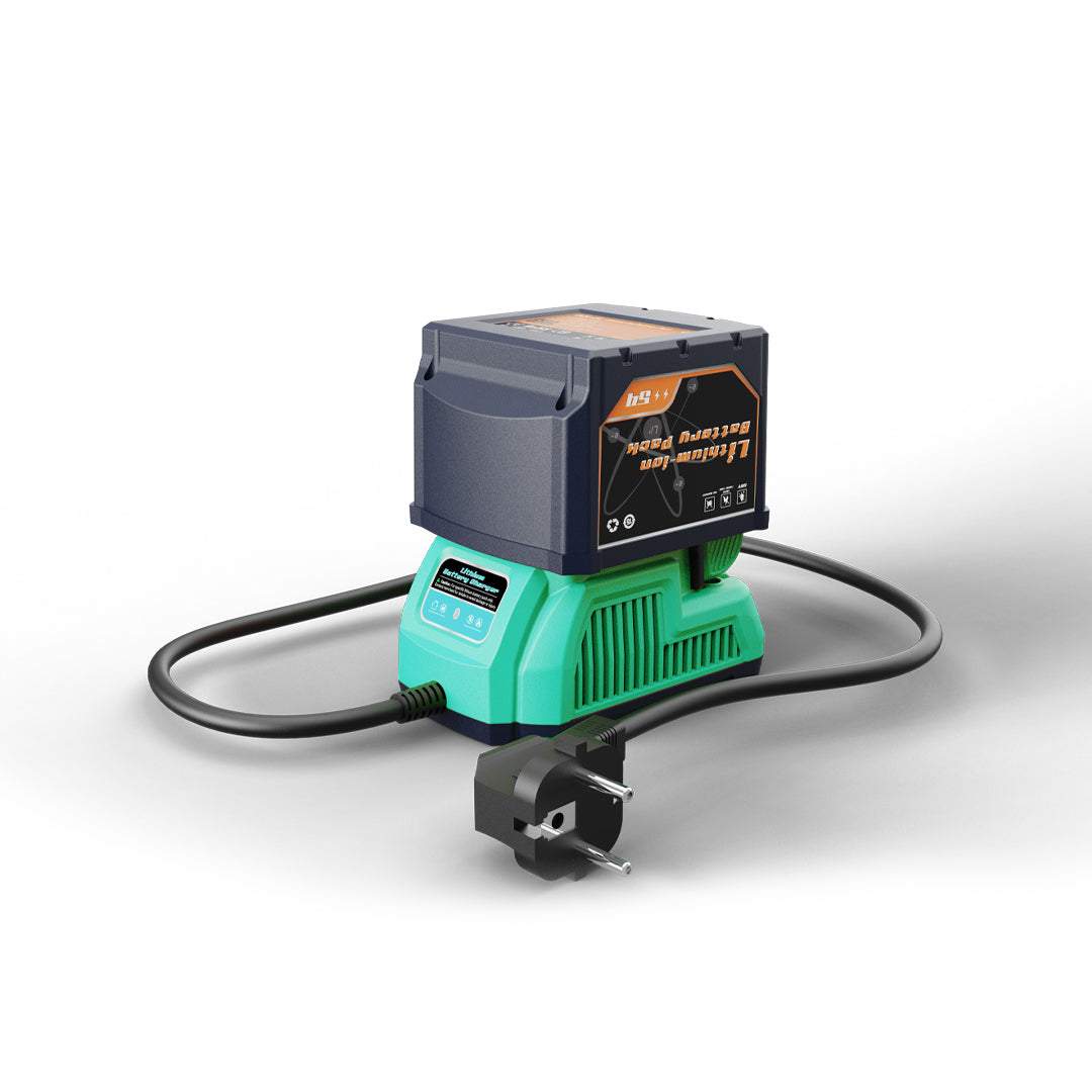 MC-1 Battery Charger for D24 with power cord and plug, designed for efficient charging of 100 batteries