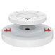 White LED ceiling light mounting base for WiFi and Bluetooth smart installation