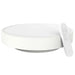 White LED ceiling light with remote control for bedroom and living room, WiFi and Bluetooth enabled, quick installation