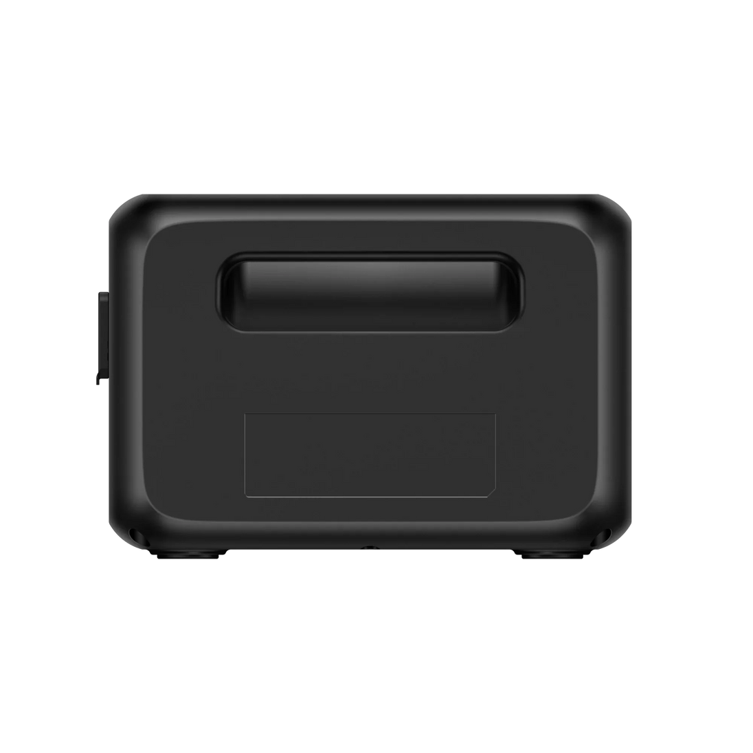 BLUETTI AC2P Portable Power Station black compact design with ergonomic handle and multiple output ports