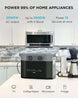 EcoFlow DELTA MAX portable power station powering kitchen appliances with 2000W output and X-Boost technology