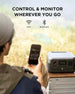 EcoFlow RIVER 2 portable power station with WiFi and Bluetooth app control for remote monitoring