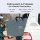 EcoFlow 160W foldable portable solar panel being loaded into a car for outdoor use