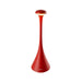 Pinup Maxi cordless red LED rechargeable table lamp with touch switch and flexible dimming