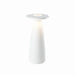 Flora cordless table lamp with integrated flower vase and LED touch control