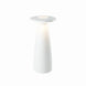 Flora cordless table lamp with integrated flower vase and LED touch control