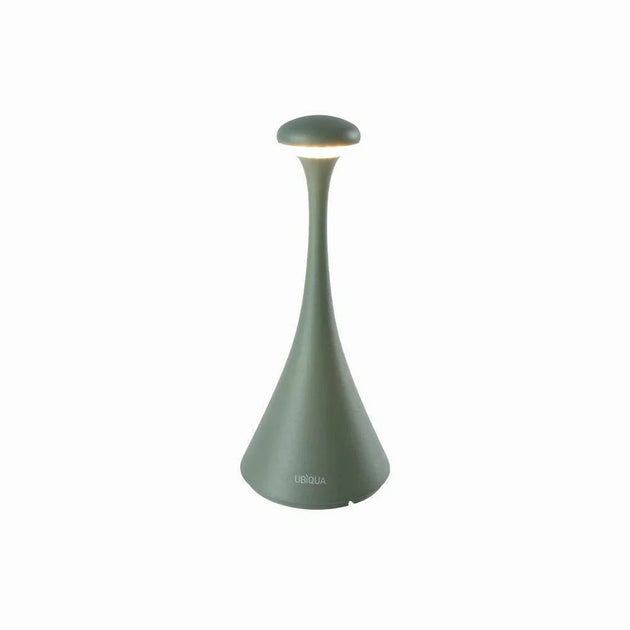 Pinup Mini cordless LED table lamp with slim aluminum design and touch dimming