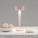 Twiggy cordless sleek cordless table lamp with modern design and soft pink shade