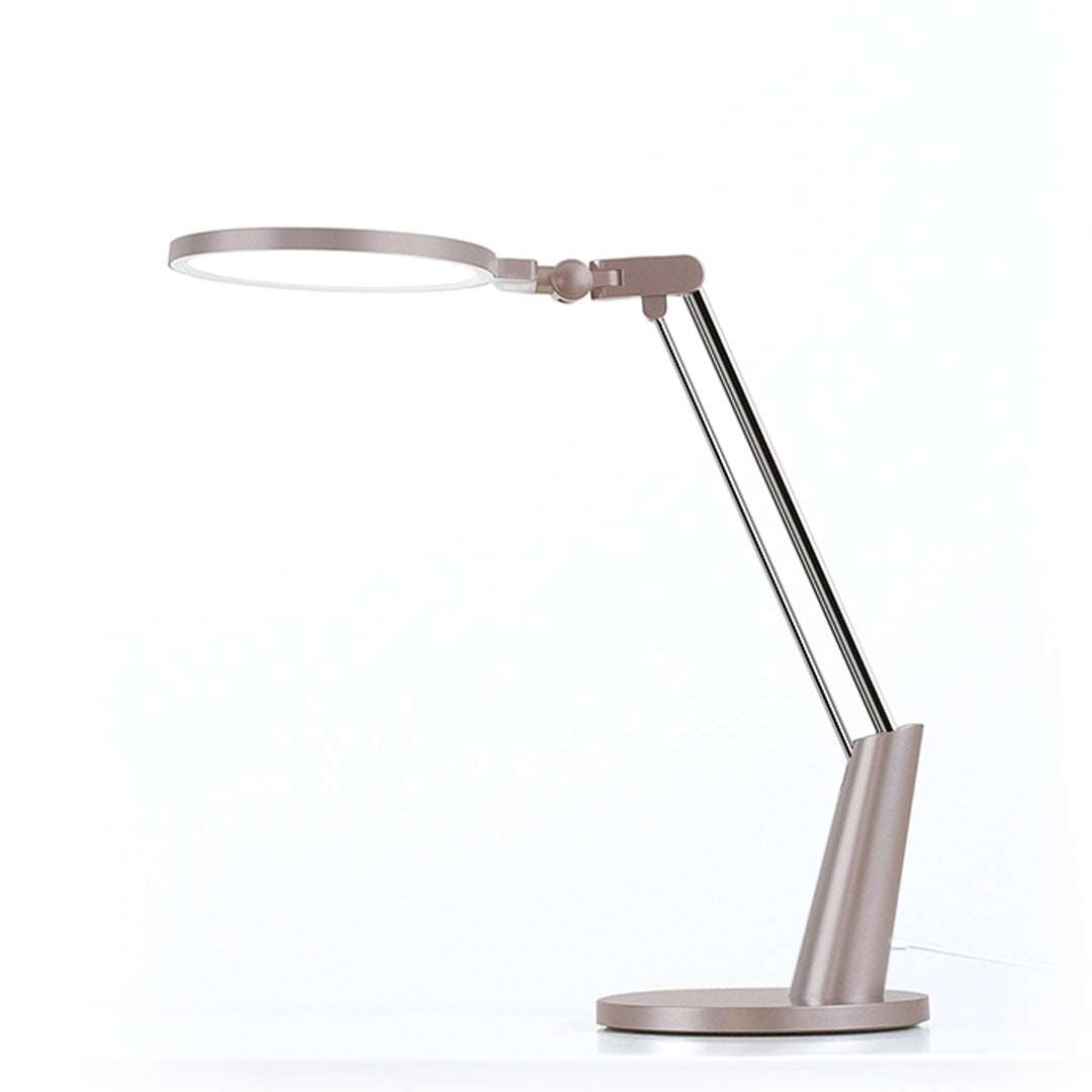 Serene Eye-Friendly desk lamp with adjustable brightness and modern mocca gold design