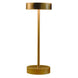 Standy Maxi minimalist portable LED lamp in gold with touch control and dimmable lighting