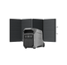 EcoFlow DELTA Pro portable power station with foldable solar panels and multiple outlets