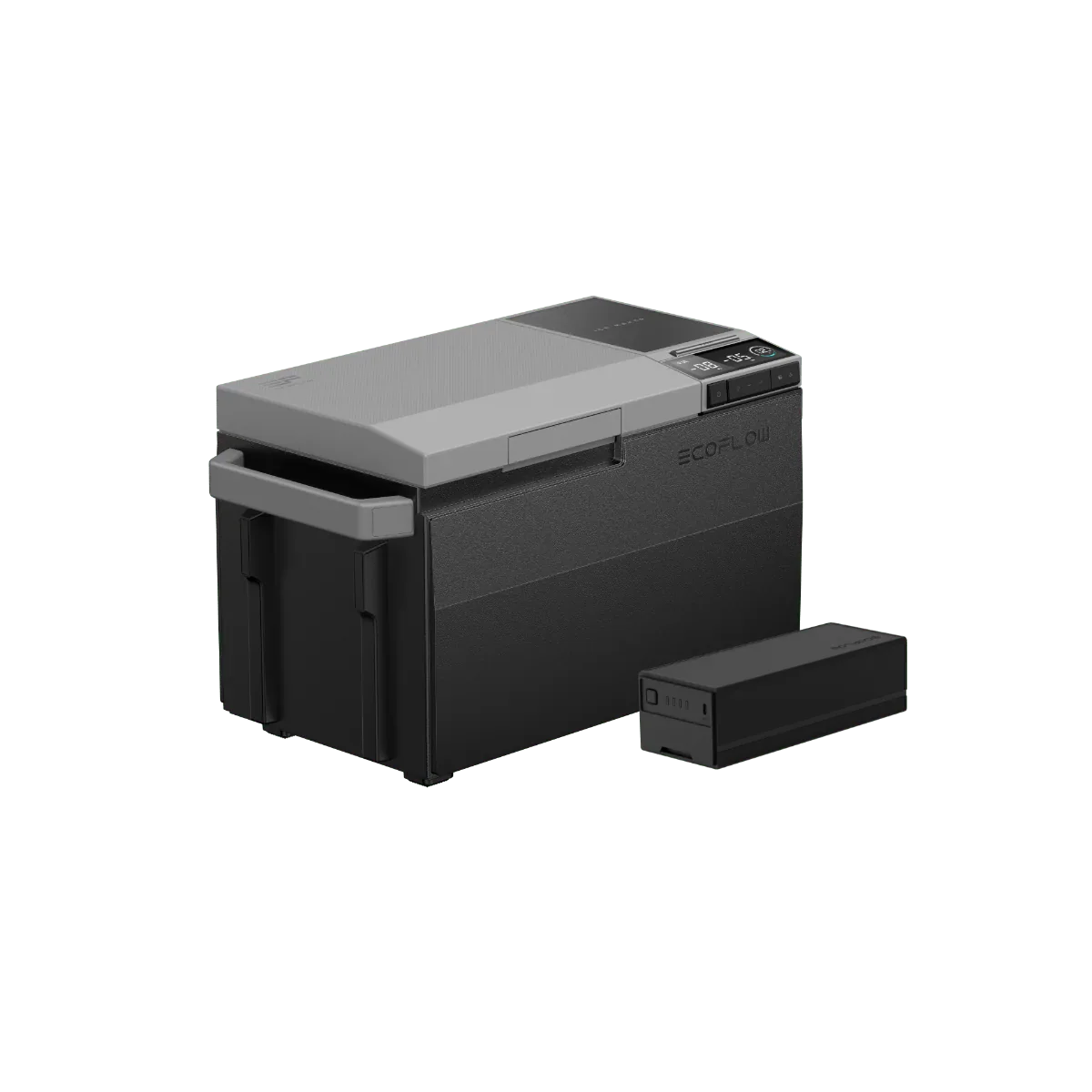 EcoFlow GLACIER portable refrigerator with integrated ice maker and detachable battery pack