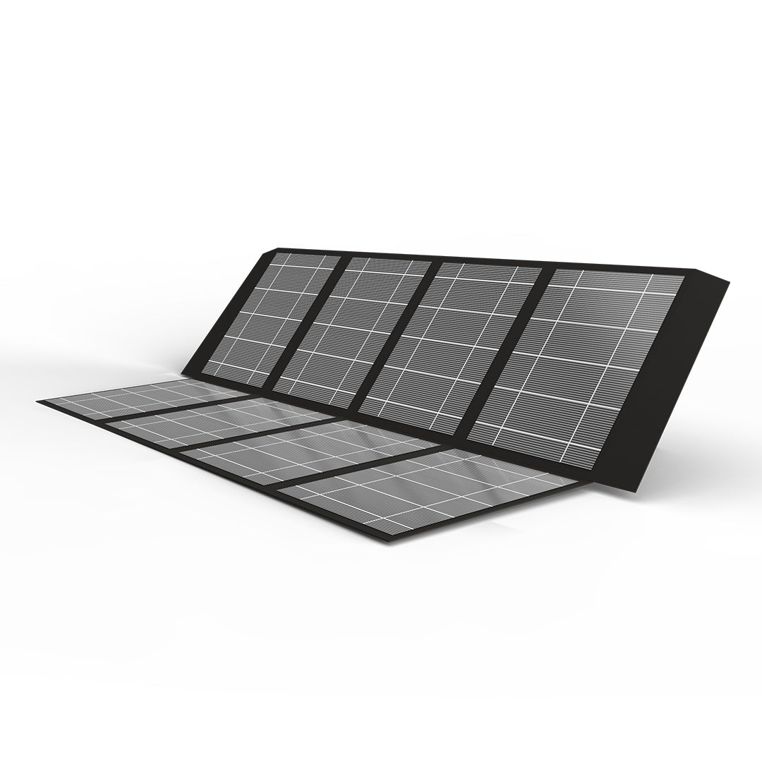Portable 200w Folding Solar Panel for TKC - 9 Charger Case حقيبة شحن بطاريات عبر الطاقه الشمسيه