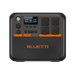 BLUETTI AC200P L expandable portable power station with 2,400W output, 2,304Wh capacity, multiple AC and USB ports, and digital display.