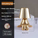 Little Golden Man Table Lamp with Oscar-like design and gold finish.