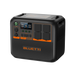 BLUETTI AC200P L Expandable Power Station with 2,400W output, 2,304Wh LiFePO₄ battery, multiple AC and USB ports, wireless charging pads, and expandable capacity up to 8kWh.
