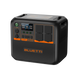 BLUETTI AC200P L Expandable Power Station with 2,400W output, 2,304Wh LiFePO₄ battery, multiple AC and USB ports, wireless charging pads, and expandable capacity up to 8kWh.