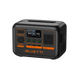 BLUETTI AC2P Portable Power Station 300W 230Wh compact black unit with AC outlet, USB ports, digital display, and ergonomic handle.