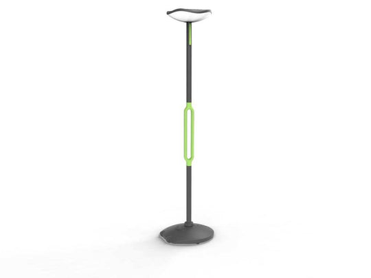 LUTEC Poppy solar LED floor lamp with Bluetooth speaker and IP54 outdoor protection