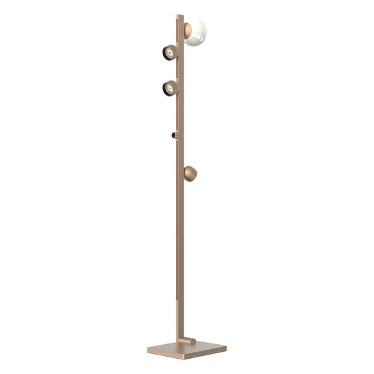 Sakura F002-B modern floor lamp with modular ambient and key lighting design