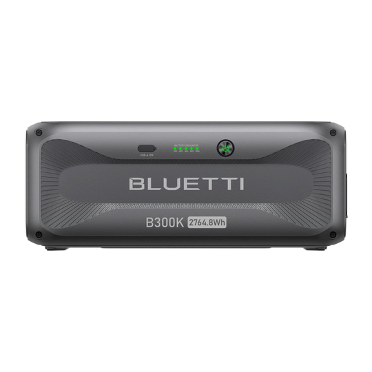BLUETTI B300K Expansion Battery 2764.8Wh portable power station with USB-A output and aluminum casing