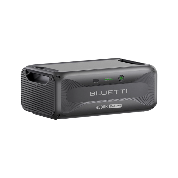 BLUETTI B300K Expansion Battery 2764.8Wh with durable aluminum case and LED indicators