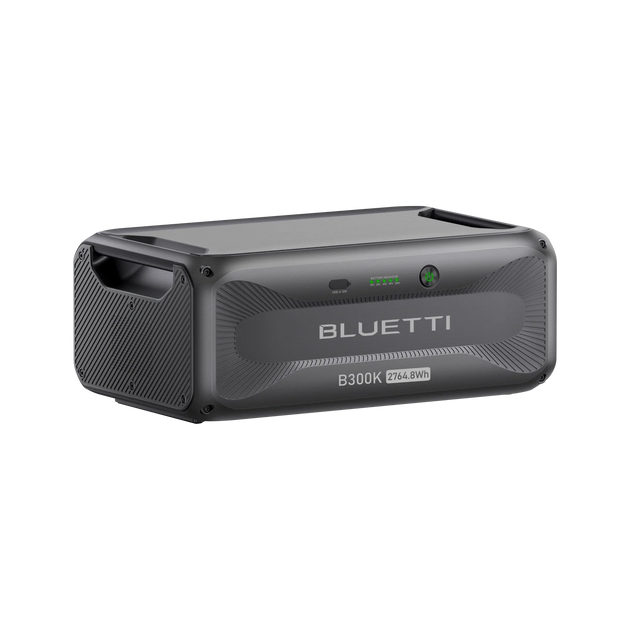 BLUETTI B300K Expansion Battery 2764.8Wh with durable aluminum case and LED indicators