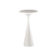 Elant Dusk rechargeable modern white table lamp with sleek design