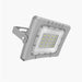 Outdoor Solar Flood Light with integrated LED lamp beads, aluminum magnesium alloy case, and heat sink.