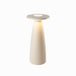 Cordless table lamp with floral design, touch switch, adjustable dimming, and vase functionality.