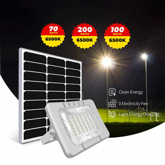 solar flood light mono with 5v solar panel and led lamp beads for outdoor use