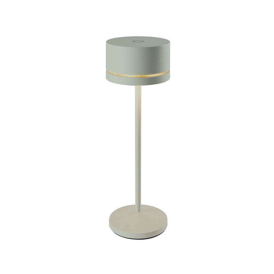 Duplo cordless table lamp with modern design and LED rechargeable feature.
