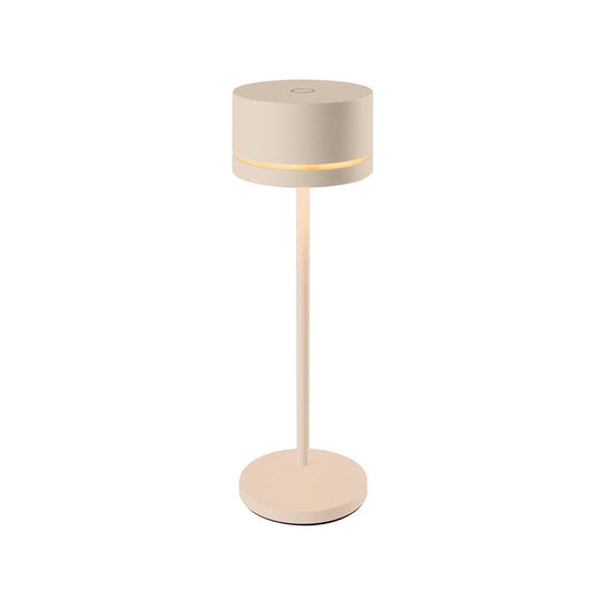 Duplo cordless table lamp with modern design and touch switch.
