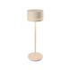 Duplo cordless table lamp with modern design and touch switch.