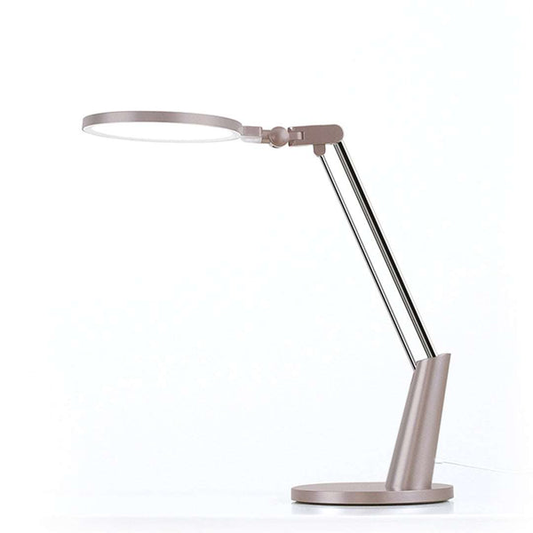 Serene Eye-Friendly desk lamp with adjustable brightness and modern mocca gold design