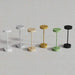 Minimalist portable LED lamp, Standy Maxi, available in six colors; sleek design, flexible dimming, water and dust-resistant, ideal for indoor and outdoor use.