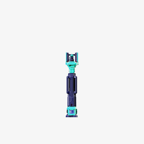 Portable Dual Light TLD100 on adjustable tripod in blue and teal, compact and lightweight for versatile outdoor and professional use.