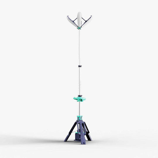 Portable Petal Tripod Light TL-200P with adjustable height and 360-degree illumination.