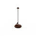LUME Rechargeable Table Lamp with minimalist design in brown shade.