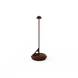 LUME Rechargeable Table Lamp with minimalist design in brown shade.