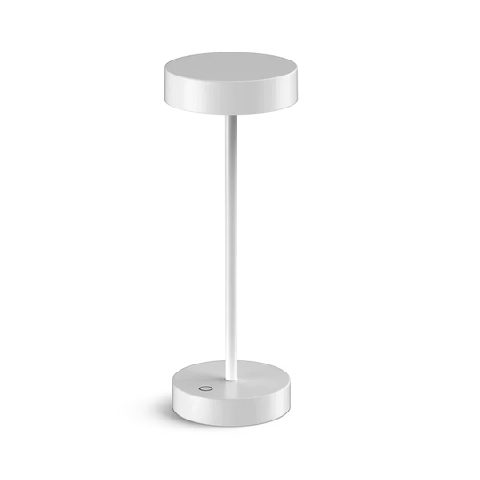 Minimalist portable LED lamp, Standy Maxi, with sleek design, soft LED light, water and dust-resistant, perfect for indoor and outdoor use.
