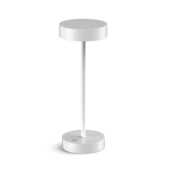 Minimalist portable LED lamp, Standy Maxi, with sleek design, soft LED light, water and dust-resistant, perfect for indoor and outdoor use.