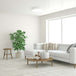 LED Ceiling Light WiFi Bluetooth in modern living room, Yeelight quick installation.