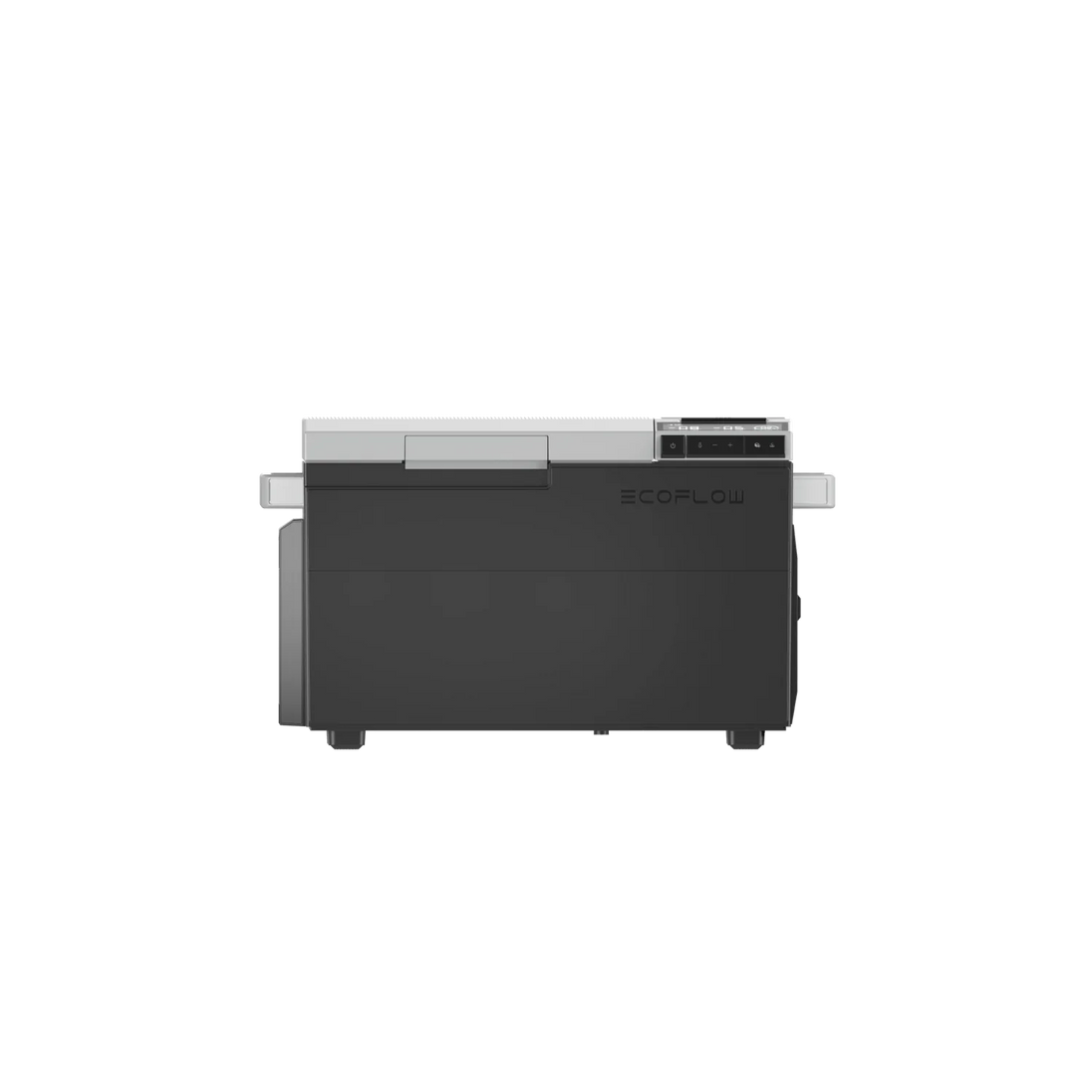 EcoFlow GLACIER portable refrigerator with integrated ice maker and dual zone cooling.