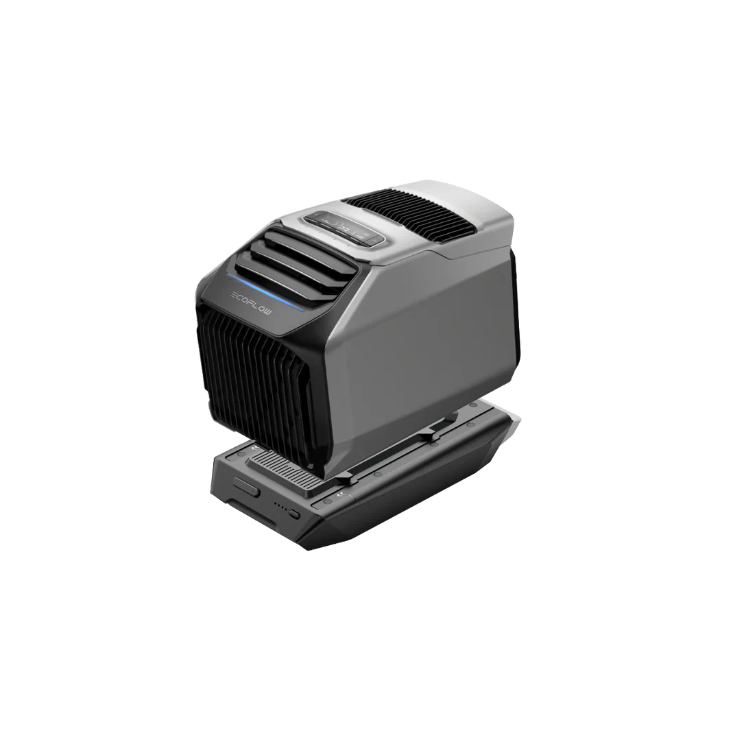 EcoFlow WAVE 2 portable air conditioner with add-on battery, fast cooling and heating, installation-free, quiet 44dB, eco-friendly R290 refrigerant