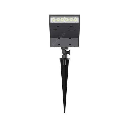 Solar path light NSF15 with monocrystalline silicon panel, ABS and aluminium housing, featuring 6 LEDs.